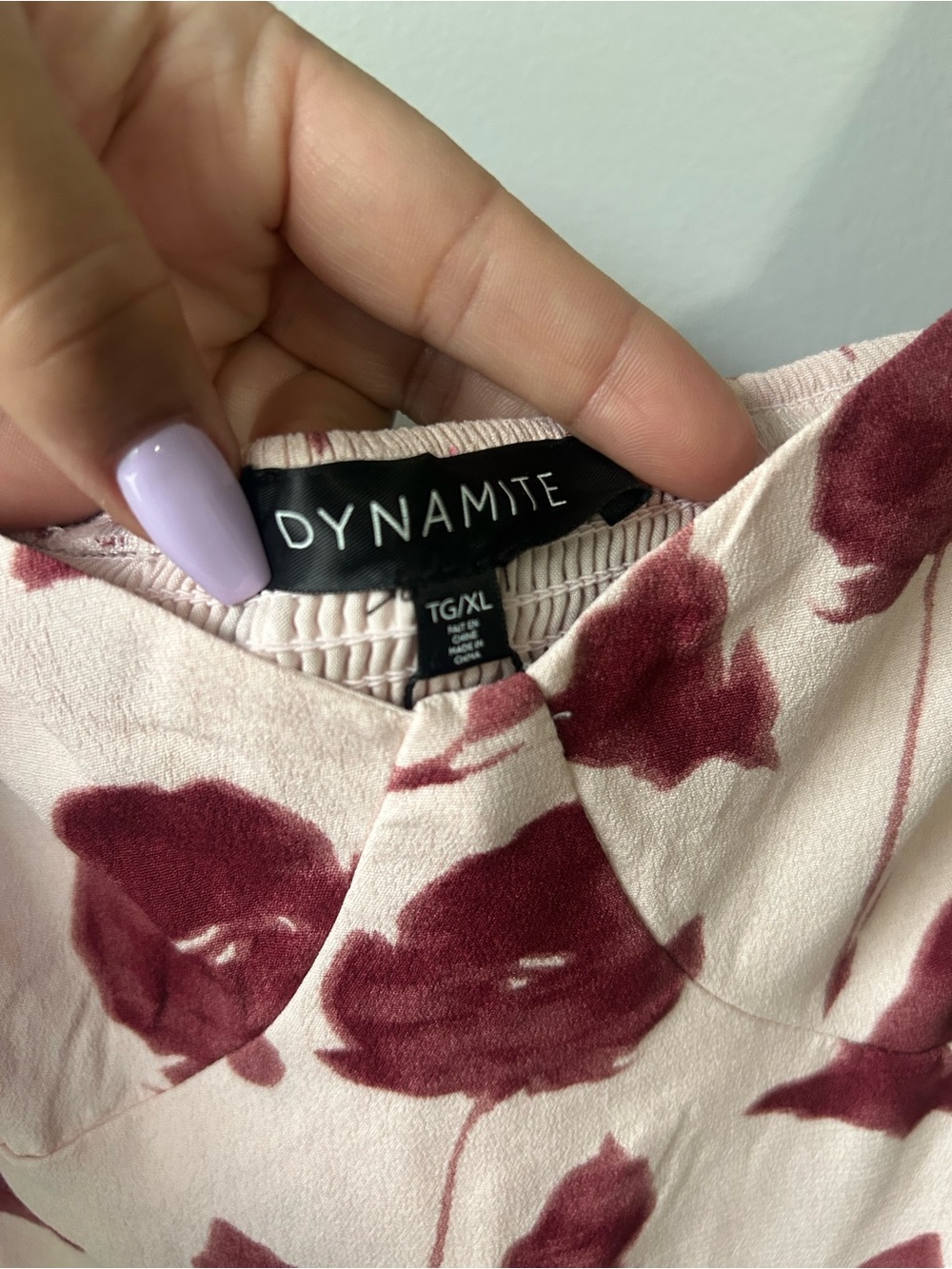 NEW Dynamite Blush Floral Sweetheart Midi Dress NWT - Picture 8 of 13